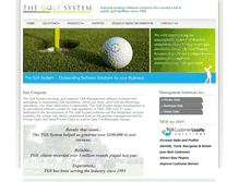 Tablet Screenshot of golfsys.com